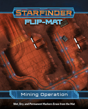 Paperback Starfinder Flip-Mat: Mining Operation Book