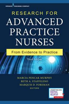 Paperback Research for Advanced Practice Nurses: From Evidence to Practice Book