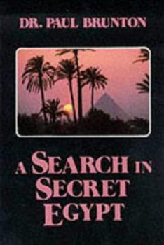 Paperback A Search in Secret Egypt Book
