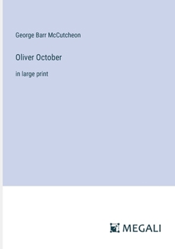 Paperback Oliver October: in large print Book