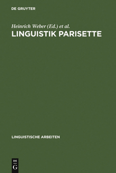Hardcover Linguistik Parisette [German] Book