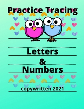 Paperback Practice Tracing Letters and Numbers Book