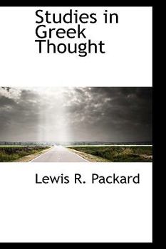 Paperback Studies in Greek Thought Book