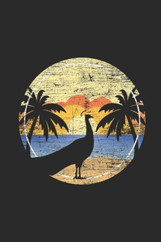 Paperback Peacock Sunset: Peacocks Notebook, Blank Lined (6" x 9" - 120 pages) Animal Themed Notebook for Daily Journal, Diary, and Gift Book