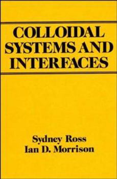 Hardcover Colloidal Systems and Interfaces Book