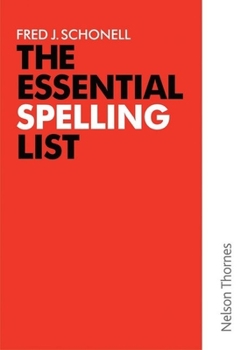 Paperback The Essential Spelling List Book