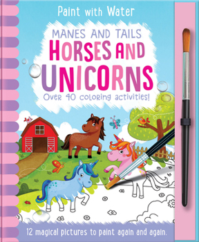 Hardcover Manes and Tails - Horses and Unicorns Book