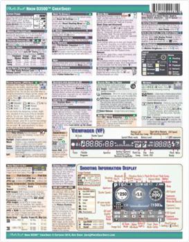 Pamphlet Nikon D3500 Digital SLR Camera CHEATSHEET (short version, laminated, instruction manual) Book