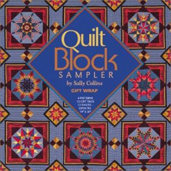 Paperback Quilt Block Sampler Gift Wrap Book