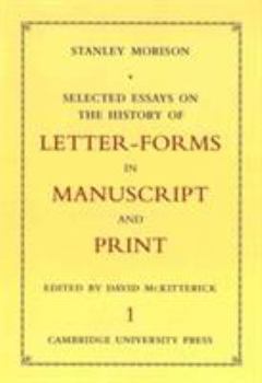 Paperback Selected Essays on the History of Letter-Forms in Manuscript and Print 2 Volume Set Book