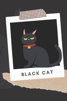 Black cat: The black cat lover's journal, lined notebook / journal gifts ... 120 pages , 6×9 in