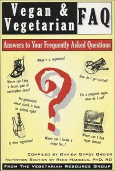 Paperback Vegan & Vegetarian Faq: Answers to Your Frequently Asked Questions Book