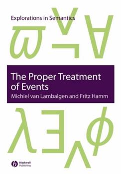 Hardcover The Proper Treatment of Events Book