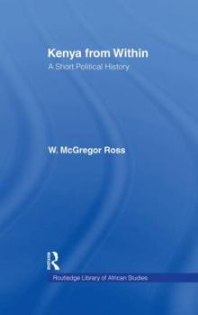 Paperback Kenya from Within: A Short Political History Book