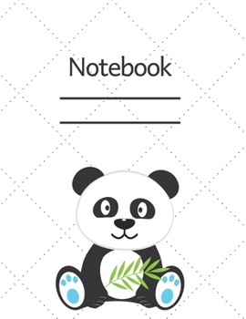 Notebook: Lined, Soft Cover,  Size 8.5 x 11 Notebook: Composition Book, Journal Panda Edition