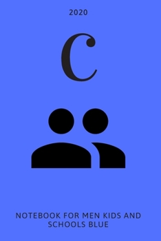 C: Notebook for men, kids and schools, blue