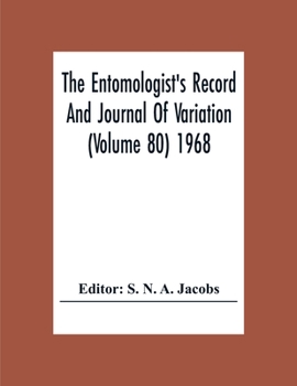 Paperback The Entomologist'S Record And Journal Of Variation (Volume 80) 1968 Book