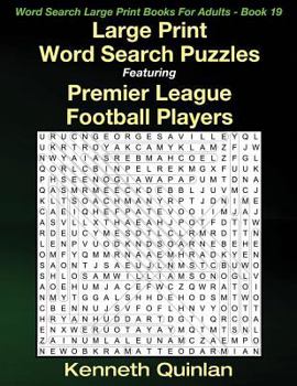Large Print Word Search Puzzles Featuring Premier League Football Players