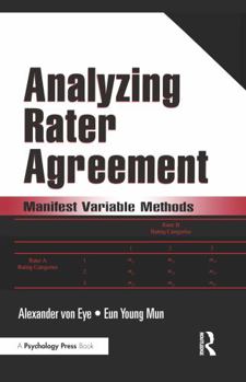 Paperback Analyzing Rater Agreement: Manifest Variable Methods [With CDROM] Book