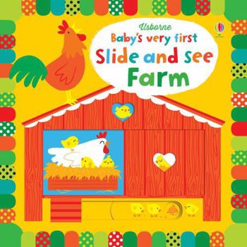 Hardcover Baby's Very First Slide and See Farm Book