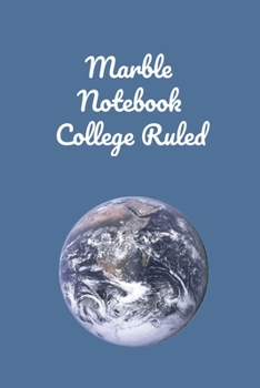 Paperback Marble Notebook College Ruled: Lined Notebook With Inspirational Unique Touch - marble notebooks college ruled - marble notebooks for school - marble Book