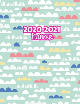 2020-2021 Planner: Two Year Calendar Organizer and Goal Journal | January 2020 - December 2021 Daily, Weekly and Monthly Planner Book with Back Sticker Expression Wall for 2 Years | Design Code 929894