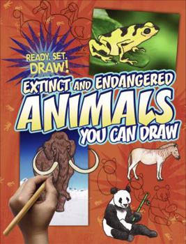 Library Binding Extinct and Endangered Animals You Can Draw Book