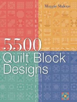 Paperback 5,500 Quilt Block Designs Book