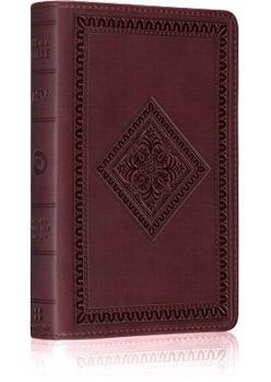 Imitation Leather Deluxe Compact Bible-ESV-Diamond Design Book