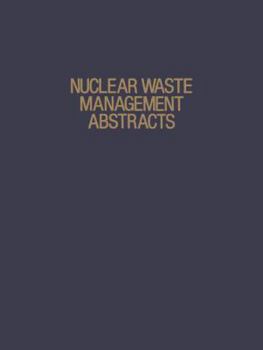 Hardcover Nuclear Waste Management Abstracts Book