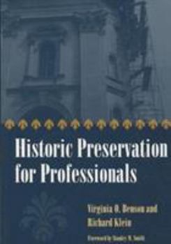 Paperback Historic Preservation for Professionals Book