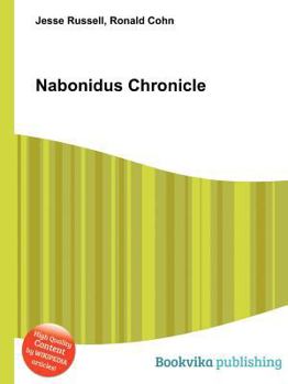 Paperback Nabonidus Chronicle Book