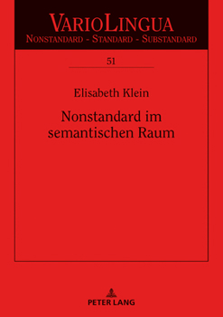 Hardcover Nonstandard Im Semantischen Raum [German] Book
