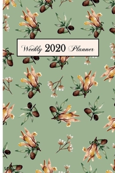 2020 Weekly Planner: Floral 6 x 9 inch 150 Pages Year Months Weeks Calendar, Schedule, and Organizer plus Dot Grid Pages (January 2020 - December 2020)