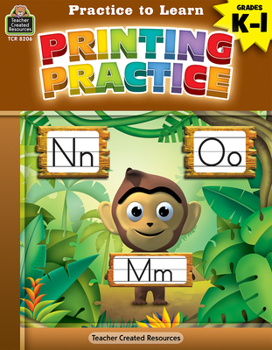 Paperback Practice to Learn: Printing Practice (Gr. K-1) Book