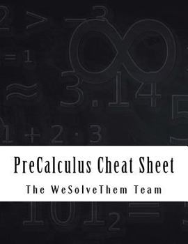 Paperback PreCalculus Cheat Sheet Book