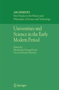 Paperback Universities and Science in the Early Modern Period Book