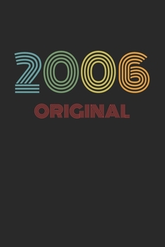 Vintage 2006 Original: Retro Notizbuch - A5 (6"x9"), 120 Seiten, liniert - Geburtstag Millennium Tagebuch Geschenk Notizblock (German Edition)