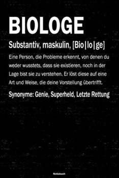 Paperback Biologe Notizbuch: Biologe Journal DIN A5 liniert 120 Seiten Geschenk [German] Book