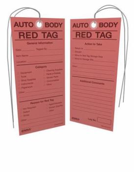 Loose Leaf 5s Auto Body Red Tags Book