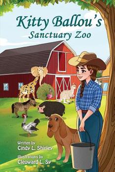 Paperback Kitty Ballou's Sanctuary Zoo: black and white illustrations edition Book