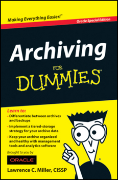 Paperback Archiving For Dummies (Custom) Book