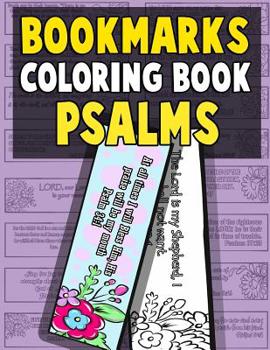 Bookmarks Coloring Book Psalms: Psalm Coloring Book for Adults and Kids with Christian Bookmarks to Color the Word of Jesus with Inspirational Bible ... Bookmarks Church Gift for Pastor Appreciation
