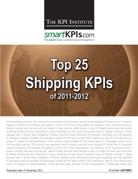 Paperback Top 25 Shipping KPIs of 2011-2012 Book