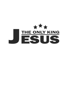 The only King Jesus: Notizbuch Geschenk-Idee - Karo - A5 - 120 Seiten