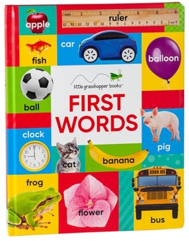 Board book First Words (Large Padded Board Book & Downloadable App!) Book