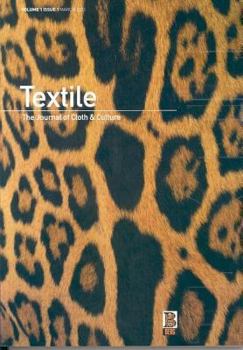 Paperback Textile, Volume 1, Issue 1: The Journal of Cloth and Culture Book