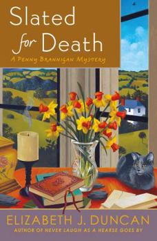 Hardcover Slated for Death: A Penny Brannigan Mystery Book