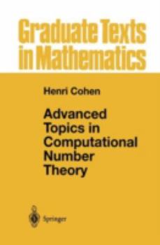 Hardcover Advanced Topics in Computational Number Theory Book