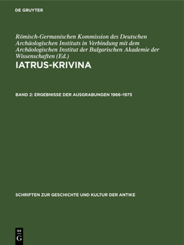 Hardcover Ergebnisse Der Ausgrabungen 1966-1973 [German] Book